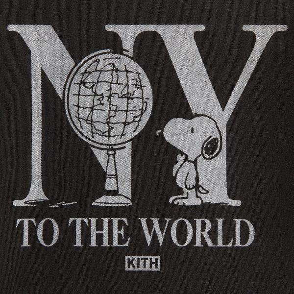Kith Kids for Peanuts New York To The World Vintage Tee - Black PH Online Hot Sale - Image 5